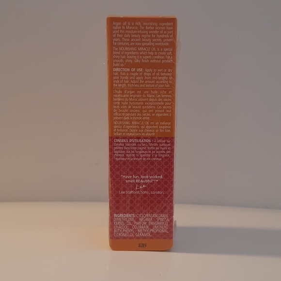 💥 3/$35 Lee Stafford Argan Oil from Morocco Nourishing Miracle Oil - Picture 2 of 6